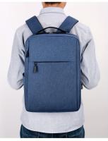 Bolsos,1PC Mochara gris para portátil de Negocios, Bolsa de viaje Ligera de Tela con Correa ajustable, cerre de Cremallera, forro de poliéster, detalle de Hilo de Coser, diseño de Cordones PARA LA Escuela, Actividades al Aire Libre - details 12