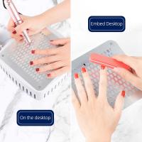 Coleccionador De Polvo De Uñas Profesional Con Filtro Integrado Aspiradora De Escritorio Para Manicura Y Uñas De Gel - details 8