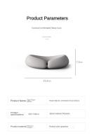 Almohada De Masaje Suave Para Rostro Memory Foam Soporte Cabeza De Relax Para Sala De Belleza SPA U Shaped Almohadilla De Mujer - details 10