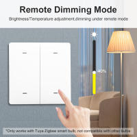 Interruptor De Escenas Inalámbrico Zigbee 1/2/3/4Gang Compatible Con Alexa Google Home Control Remoto Por App Para Automatización Del Hogar - details 6