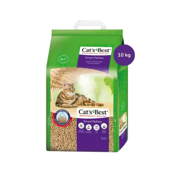 CAT´S BEST - Smart Pellets - Arena Vegetal con Aglomeración Suave y Antiadherente de Pellets Inteligentes para Gatos - 1