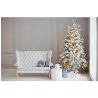 MEJORADA Árbol de Navidad Automontable Flocado con Copos de Nieve Abeto Nevado 150-210cm C/Soporte Metálico - details 7