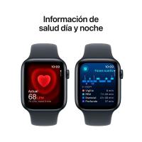 APPLE WATCH SE 2GEN 44MM MIDGNIGHT ALUMINIUM CASE CON SPORT BAND, NUEVO CON TRES AÑOS DE GARANTÍA M/L - details 1