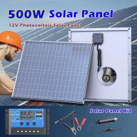 Kit De Batería De Carga Rápida 500W 12V Panel Solar Fotovoltaico Controlador De 500W 100A Para Camping RV Hogar Y Coche - details 8