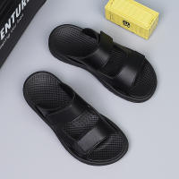 Zapatillas De Hombre Para Exterior En Cuero Ligero Flip-flops Verano Casual Playa Sandalias Hombre Plataforma Antideslizante Cómodas Clásicas - details 8