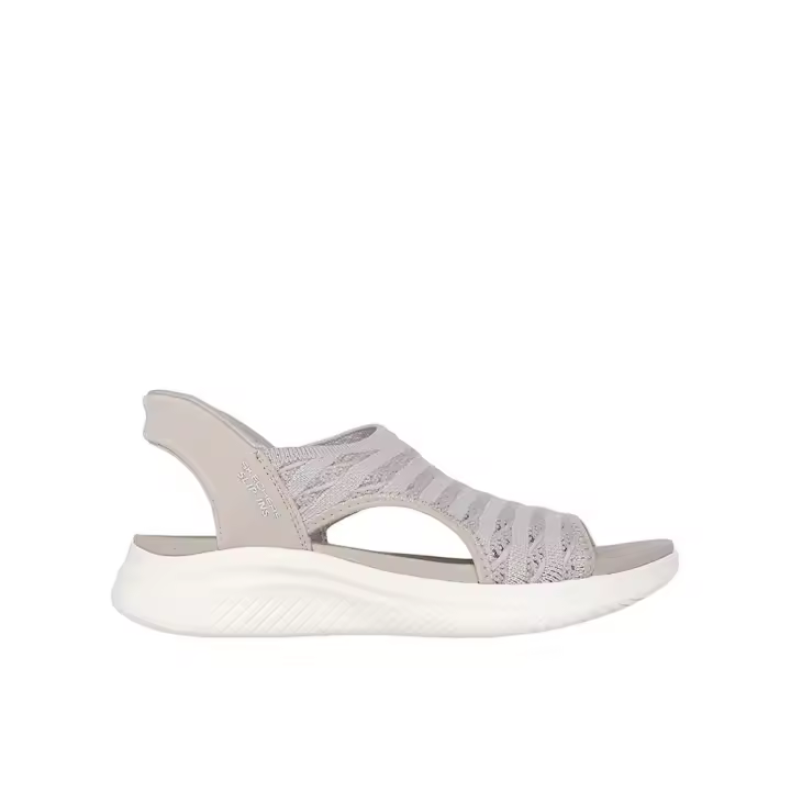 Skechers Ultra Flex 3.0 - Sun Warmth Sandalias deportivas para mujer beige en textil y sintético 83652 - 1