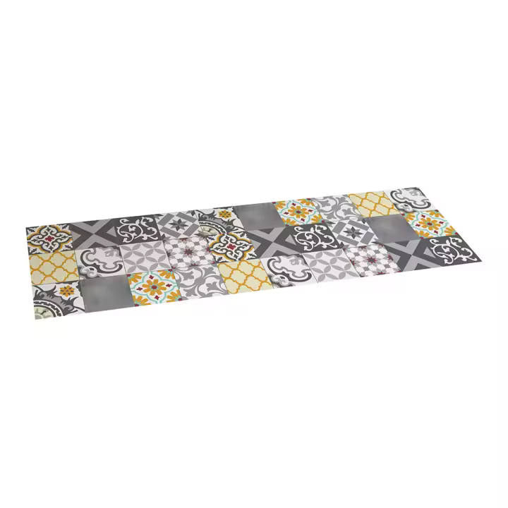 ALFOMBRA VINILICA CROMA PATCH GRIS-AMBAR 60x200cm CINTACOR - STORPLANET - 1