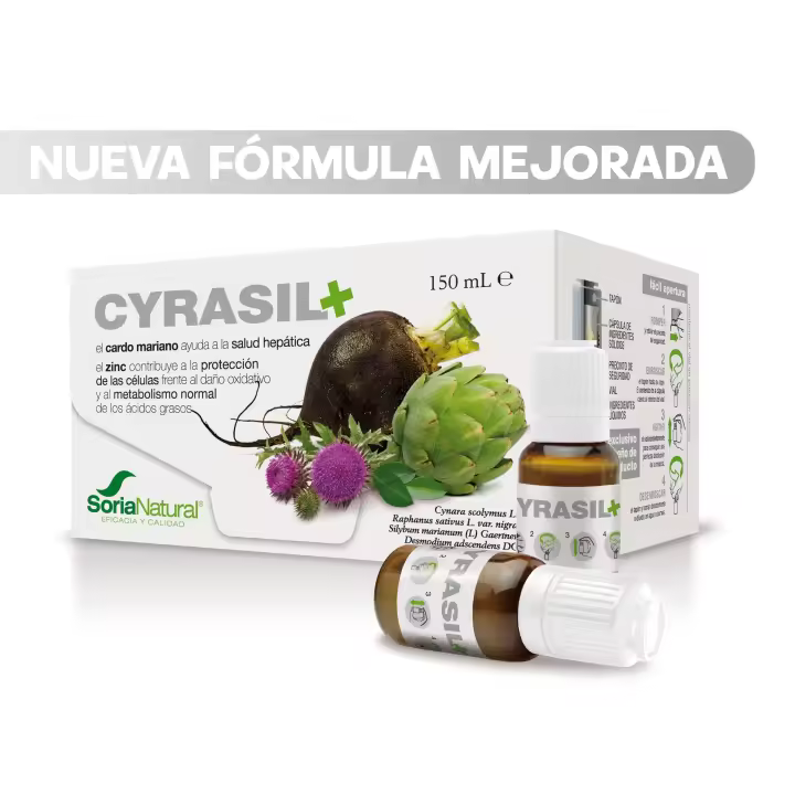 Soria Natural CYRASIL PLUS - Depurativo - Mejora Digestión y Riñón - 15 Viales - 1