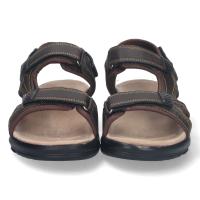 PuntoSalao Sandalias planas para hombre cómoda abiertas color marrón TZCN2201 - details 1