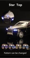 Modelo De Coche Rolls-Royce Phantom 1:24 En Aleación Con Sonido Y Luz Coche De Juguete De Metal Para Colección Y Regalo Para Niños A248 - details 3