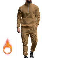 Conjunto Deportivo Casual Para Hombres Verano Otoño Invierno Con Cierre De Cremallera Y Veludo Tejido De Poliéster Talla S a XXXL - details 116