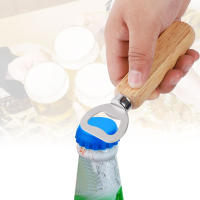 1 abridor de botellas de mano para vino, cerveza, refresco, tapa de vidrio para botellas, herramientas de barra de cocina - details 1