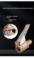 Conector De Bomba De Neumáticos De Coche Adaptador De Válvula De Goma Clip-on En Latón Para Ruedas De Bicicleta Y Automóviles Accesorios De Coche Y Bicicleta - details 4