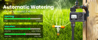 Sistema De Riego Inteligente Insoma Con Timer Automático Sprinkler Programador Para Jardín IPX5 Pantalla LCD Material Plástico Resistente Al Agua - details 2