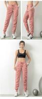 Pantalones Deportivos De Correr Para Mujer Con Cierre De Cordón Y Bolsillos Lados Quick Dry Fitness Gimnasio Running - details 11