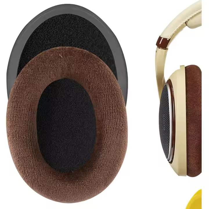 Almohadillas de repuesto de terciopelo Comfort para auriculares Sennheiser HD598, HD598SE y HD598CS. - 1