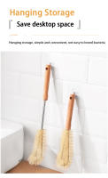 Cepillo De Limpieza Para Botellas De Vidrio Con Mango Largo Y Cepillo De Madera Para Limpieza De Cocina Herramienta De Limpieza Ecológica Para Botellas Y Copas - details 8
