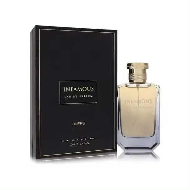 Perfume árabe de hombre INFAMOUS Riiffs 100ml,Fragancia masculina intensa,duradera,lujosa,oriental,Colonia de hombre NOVEDAD - 1
