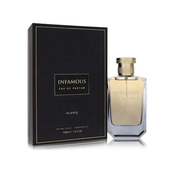 Perfume árabe de hombre INFAMOUS Riiffs 100ml,Fragancia masculina intensa,duradera,lujosa,oriental,Colonia de hombre NOVEDAD - 1