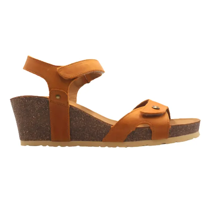 Shoes Sandalias Cuña marca Panama Jack modelo Julia Basics B11 para mujer en color amarillo - 1