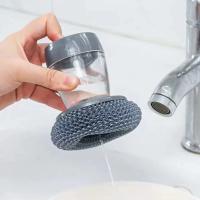 Kit De Limpieza Para Cocina Con Cepillo De Acero Para Eliminar Oxydación En Sartenes Y Ollas Cepillo De Escarabajo De Plástico Para Metal Herramienta De Limpieza Para Cocina - details 8