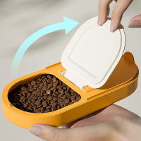 Botella De Agua Para Perros Con Almacenamiento De Alimentos 2 En 1 Portátil Contenedor De Agua Para Mascotas Adecuado Para Perros Y Gatos Alimentador De Perros Al Aire Libre Cuenco De Bebida Para Puppies - details 5