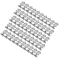 50sets Clip De Corbata Metálico Ajustable Aramox Hebilla De Collarín Para Corbata Y Cravat Hacer Manualidades Y Regalos - details 7