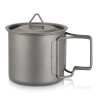 Taza De Camping De Titanio Portátil Con Mano Doblada Adecuada Para Picnic Tamaño 300ml / 350ml / 450ml / 550ml / 650ml / 750ml - details 84