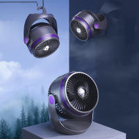 Ventilador potente, funcionamiento silencioso, enfriamiento, inclinación variable de 90°, 3 configuraciones de velocidad, montado en la pared, ventilador de mesa, - details 3