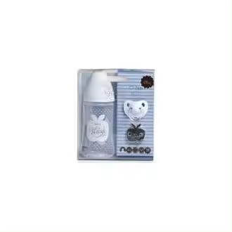 Suavinex Pack Biberon + Chupete + Broche Liberty Azul 0-6M - 1