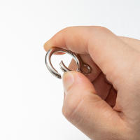 5pcs/Lote Hebilla De Anillo De Resorte Metálica Para DIY Joyería Hebillas De Cadena Conector Para Llaveros Y Manualidades - details 5
