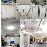 Pegatinas De Azulejos Autoadhesivas Impermeables Para Piso Y Pared Espaciamiento De Juntas En Oro Y Plata Decoración Del Hogar - details 16
