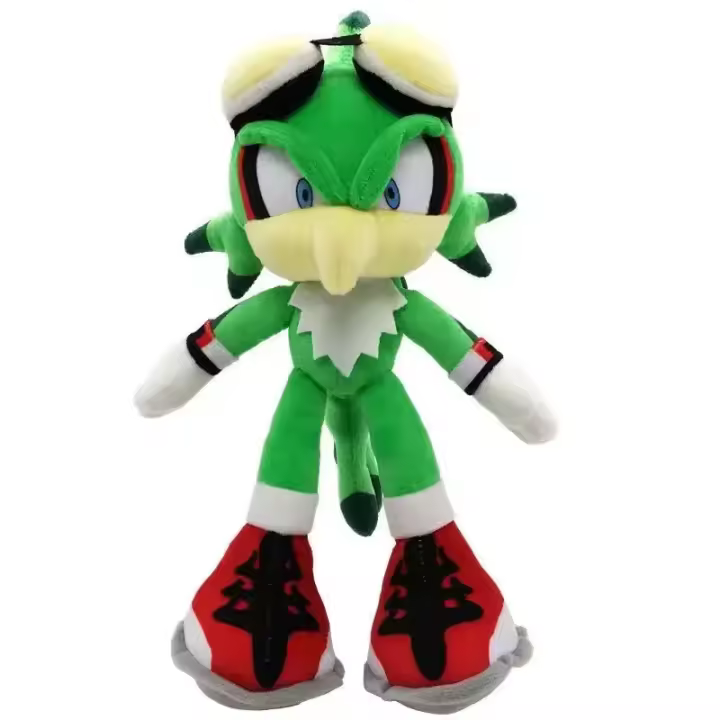 Muñeco De Peluche Sonic Anime Película Sombras Super Sonic Suave Y Grueso Relleno De Algodón PP Para Juguete De Colección - 1