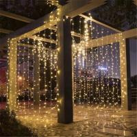 Luces De Cortina Solar De 100 LED Para Exteriores Resistente Al Agua Con Hilo De Cobre Plata 8 Modos Luz De Hada Para Decoración De Hogar Y Fiesta Navideña - details 8
