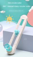 Cortador De Circulo 2-20cm Herramienta De Corte Rotativo Para Manualidades Cortador De Papel Para Cartas Redondas DIY Para Oficinas Y Estudios - details 0
