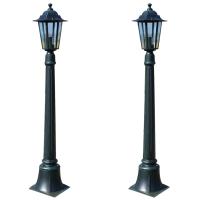 vidaXL Farolas de jardín Preston 2 piezas 105 cm - details 0
