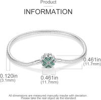 Pulsera de cadena de serpiente de plata de ley 925 con dije de mariposa y corazón con circonita cúbica 5A para mujer Pulseras para ella - details 2
