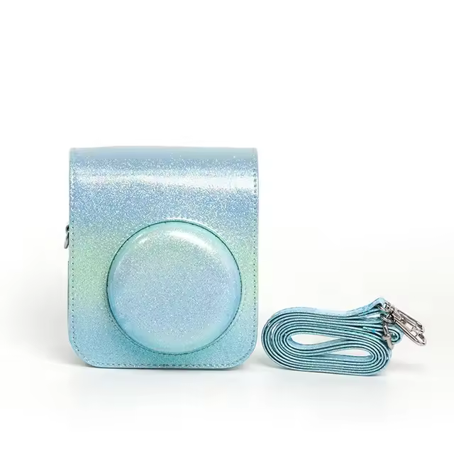 Estuche protector de cuero PU colorido para cámara Fujifilm instax mini 12 bolsa de viaje - 1