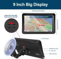 Navegador Gps para camión de 9 pulgadas para coche, último mapa de 2023, navegador satélite con actualización gratuita de mapa de por vida - details 2