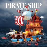 Bloques De Construcción De Piratas Medievales Creativos Barco Modelo Caribeño Aventura Con Bloques Pequeños Para Niños Y Adultos Regalo Ideal Para Navidad - details 0