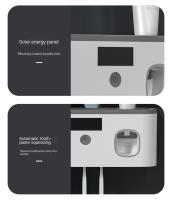 Set De Organizador Para Baño Con Soporte De Dientes Eléctricos Y Desinfección UV Secado Montaje En Pared Incluye Pasta De Dientes - details 18