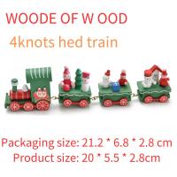 Adorno De Navidad De Tren De Madera/Plástico Decoración De Feliz Navidad Para El Hogar Regalos De Xmas 2023 Día De Año Nuevo 2024 - details 10