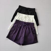 Shorts De Yoga De Verano Para Mujer 2 En 1 Running Fitness Gimnasio Deportivos Transpirables Y Secado Rápido Con Bolsillos - details 2