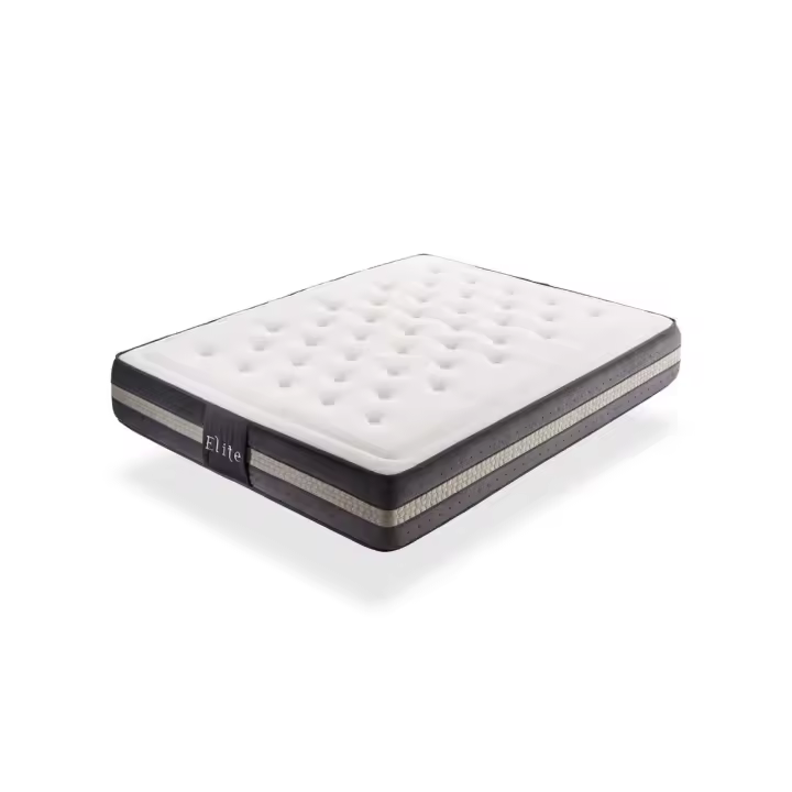 Colchón de muelles ensacados Elite Wellness de IKON SLEEP, 30cm de altura - Absorbe humedad, transpirable y antiácaros - Ideal para un descanso cómodo y saludable - 1
