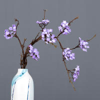 Arreglo De Flores Artificiales De Seda Largarama De Cerezo Falso Para Boda Fiesta Hogar Mesa Decoración 8 Ramas DIY - details 5