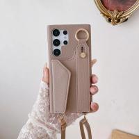 Funda De Teléfono Crossbody Con Correa Para Muñeca Para Samsung Galaxy S25 S24 S22 Ultra plus S23FE A15 A25 A35 A55 A24 A34 A54 A14 Con Porta Tarjetas - details 5