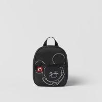 Mochila Disney Para Niños Y Niñas Negra Con Estampado De Mickey Ligera Mochila Pequeña Para Jardín De Infantes Material De Nylon - details 5