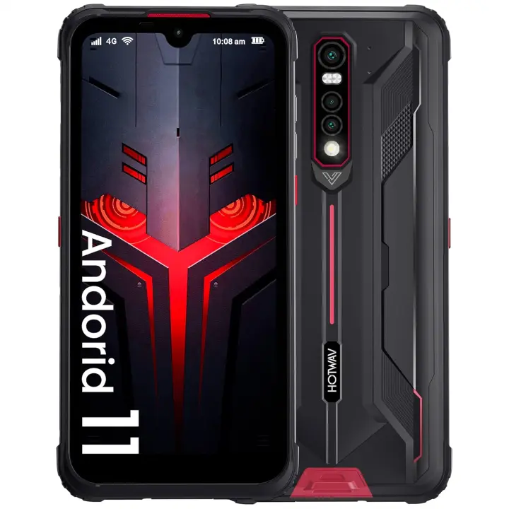HOTWAV Cyber 8 Teléfono Móvil Resistente 4G 8280mAh 4GB+64GB 6.3" Dual SIM Smartphone NFC/OTG/GPS - 1