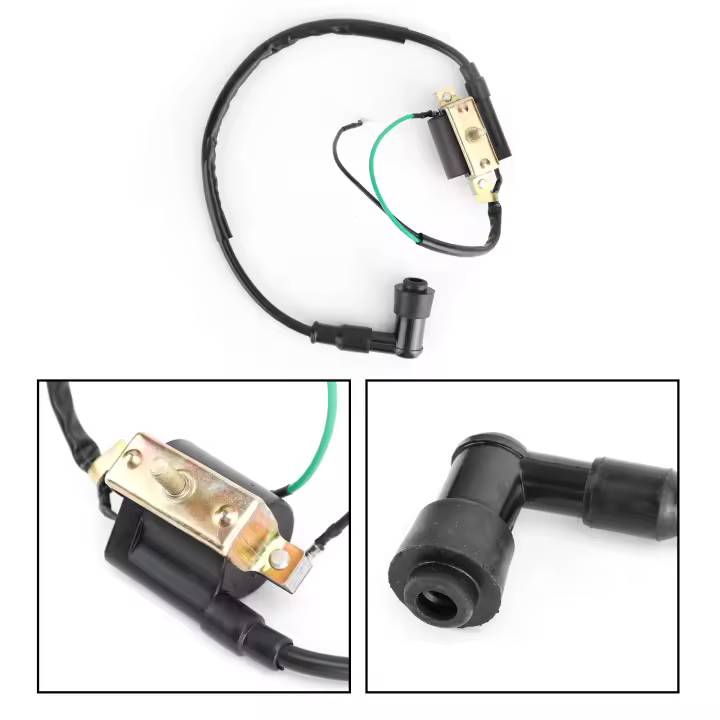 Areyourshop Bobina De Encendido Para ATV Quad Motocicleta Go Kart 50cc 70cc 90cc 110cc 125cc Repuesto De Encendido De Motocicleta - 1