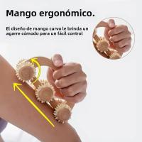 Rodillo De Masaje De Madera 1 Pcs Herramienta De Masaje Manual Para Espalda Cuello Piernas Tissue Muscular Profundo - details 0